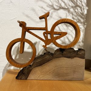 vtt déco en bois artisanal